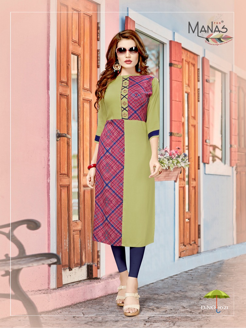 Manas Launch swara vol 3 casual ready to wear kurtis concept