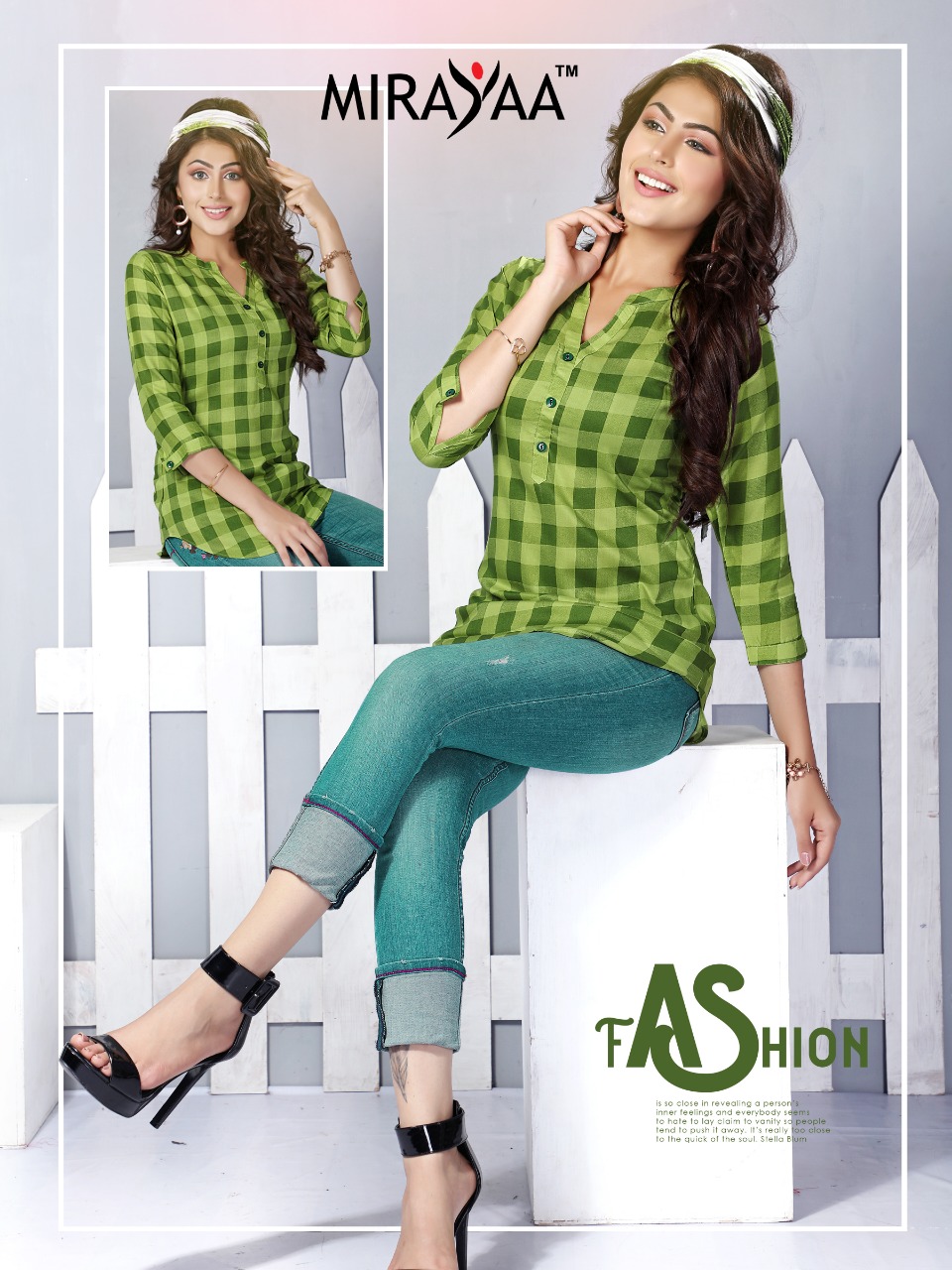 Mirayaa presents baby style fancy top style kurti concept