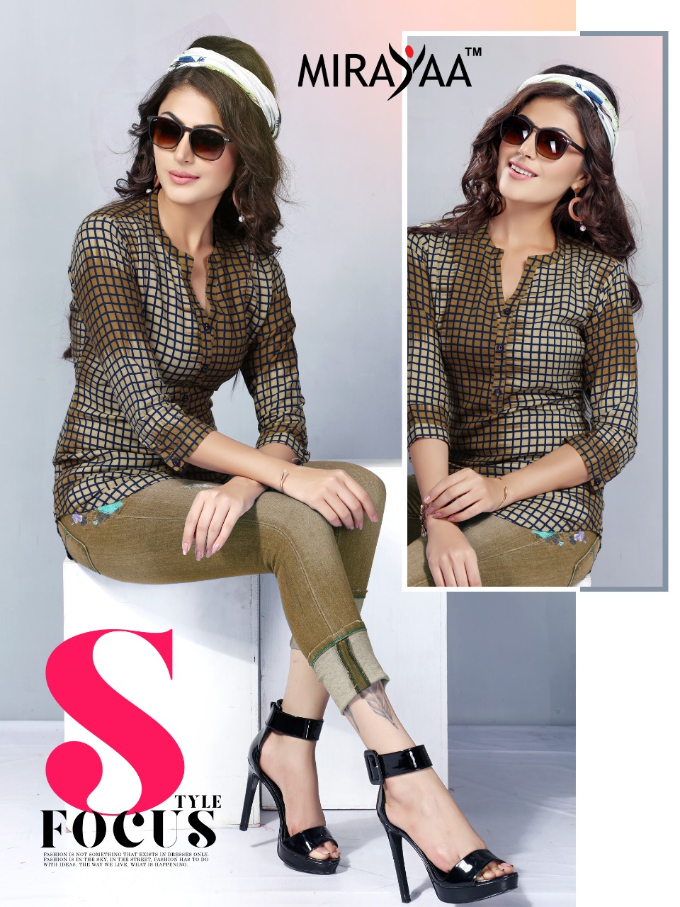 Mirayaa presents baby style fancy top style kurti concept