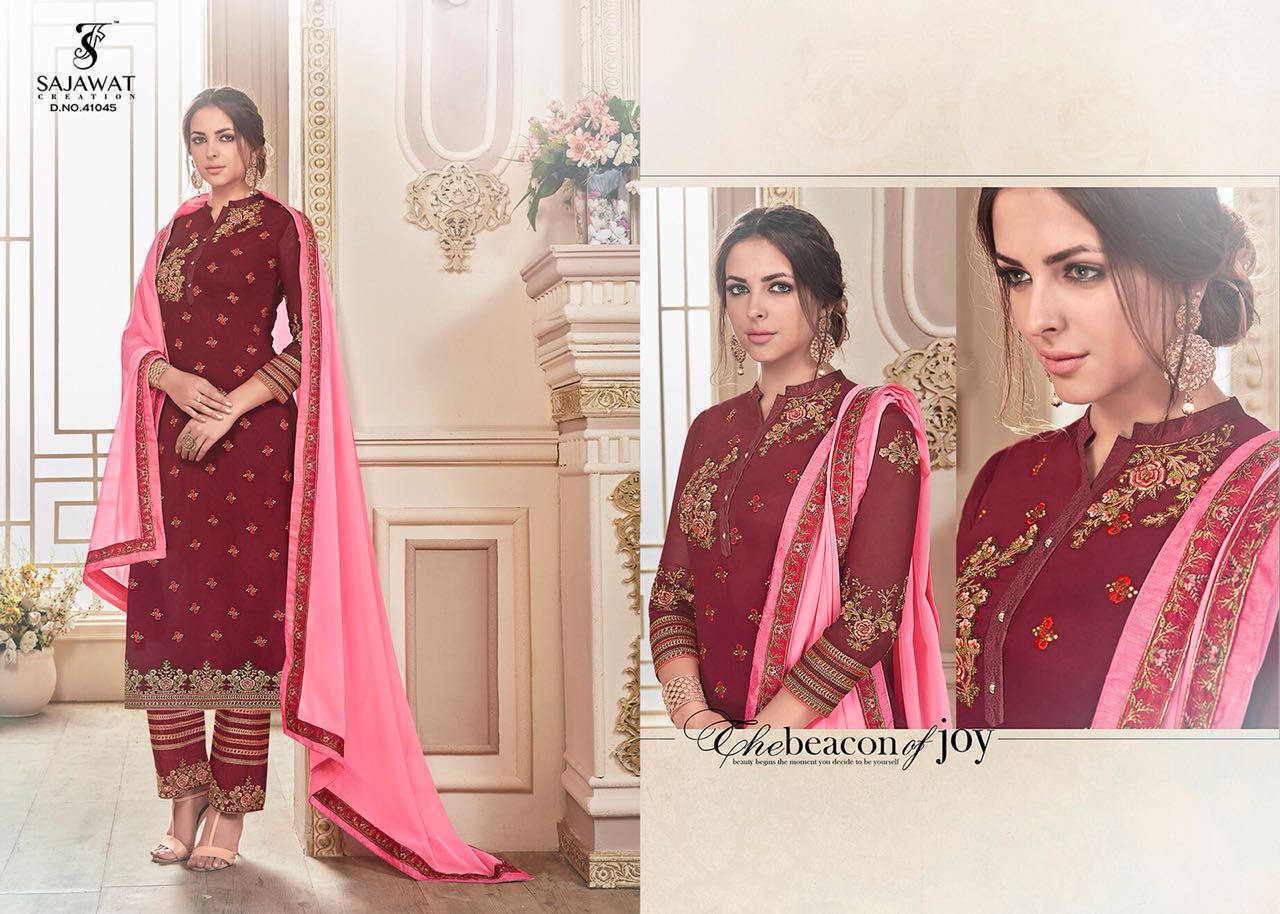 Sajawat creation  launching Nayra vol 3 exclusive  collection of salwar kameez