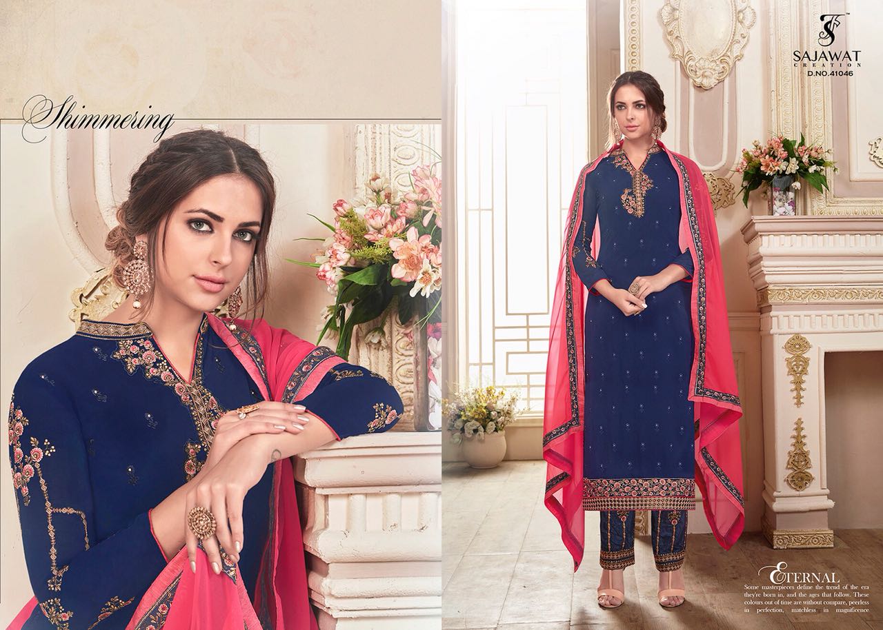 Sajawat creation  launching Nayra vol 3 exclusive  collection of salwar kameez