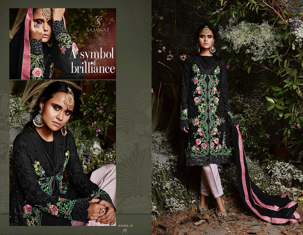 Sajawat creation  launching taj platinum fabulous collection of salwar kameez