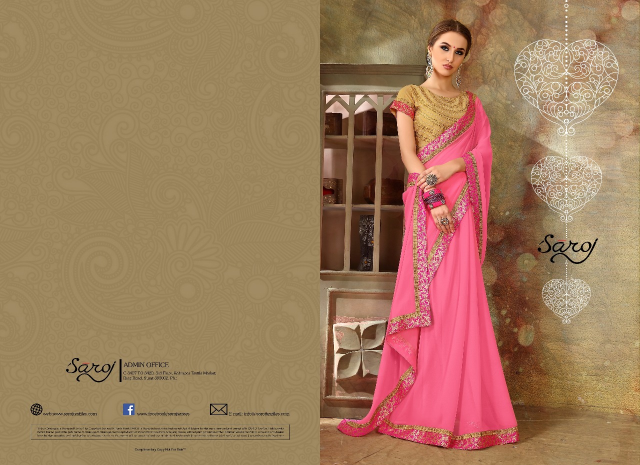 Saroj presents forever simple elegant look Sarees concept