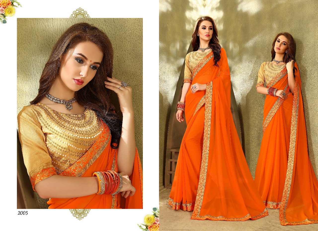 Saroj presents forever simple elegant look Sarees concept