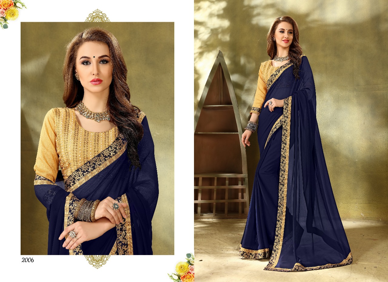 Saroj presents forever simple elegant look Sarees concept