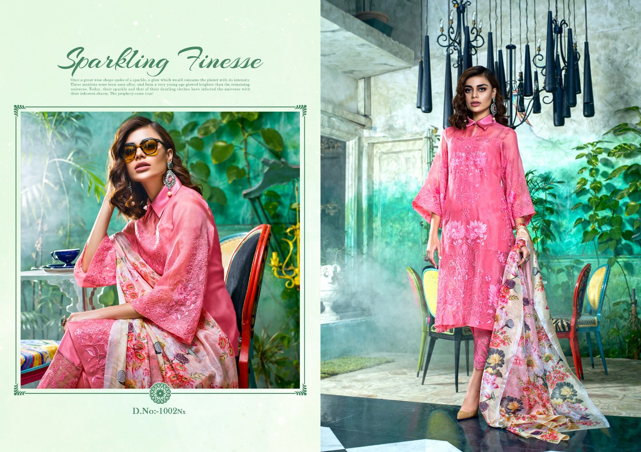 Shraddha designer presenrs honey Waqar nX  fancy concept salwar kameez