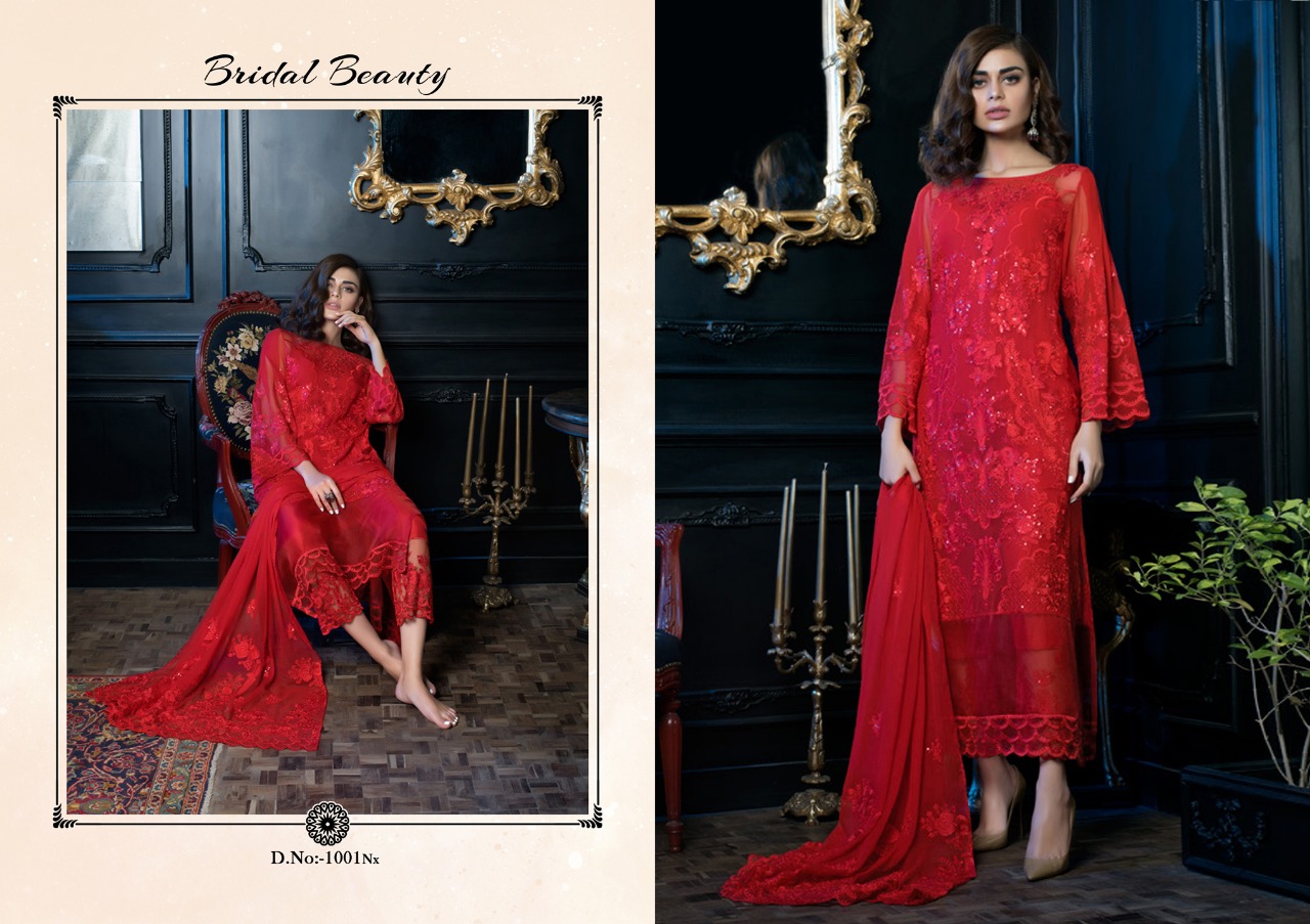 Shraddha designer presenrs honey Waqar nX  fancy concept salwar kameez