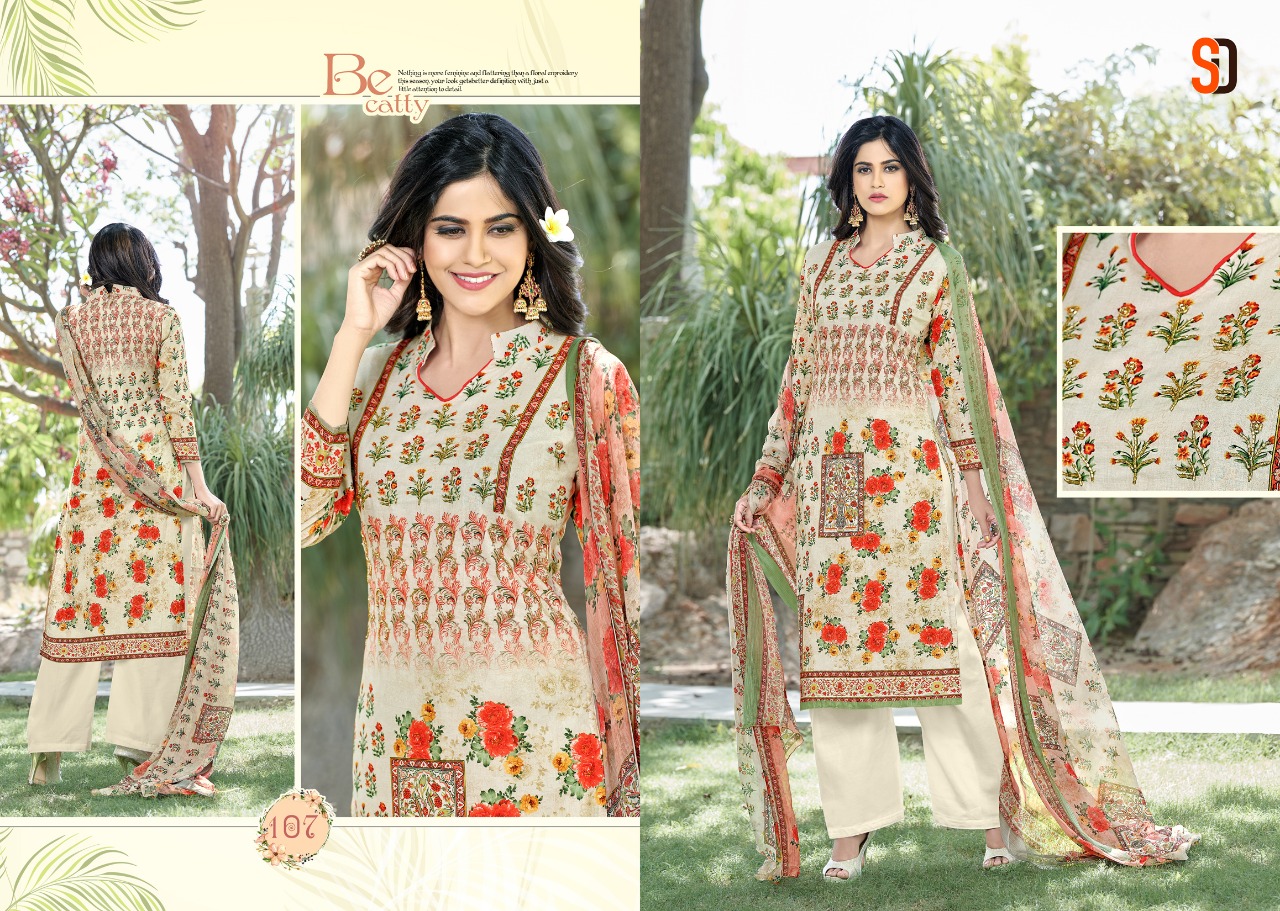 Shraddha designer presents vastram casual cotton wear salwar kameez