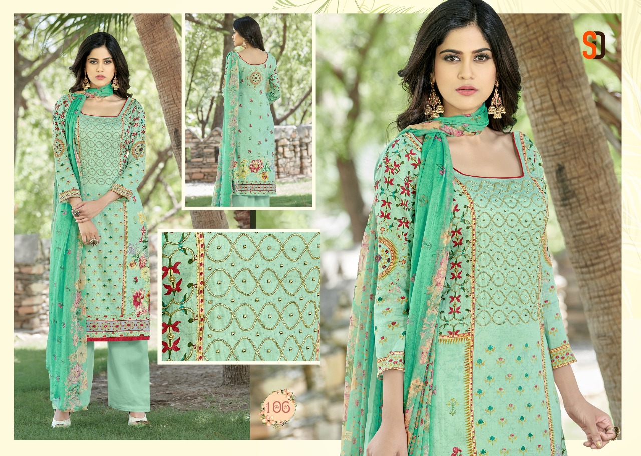 Shraddha designer presents vastram casual cotton wear salwar kameez