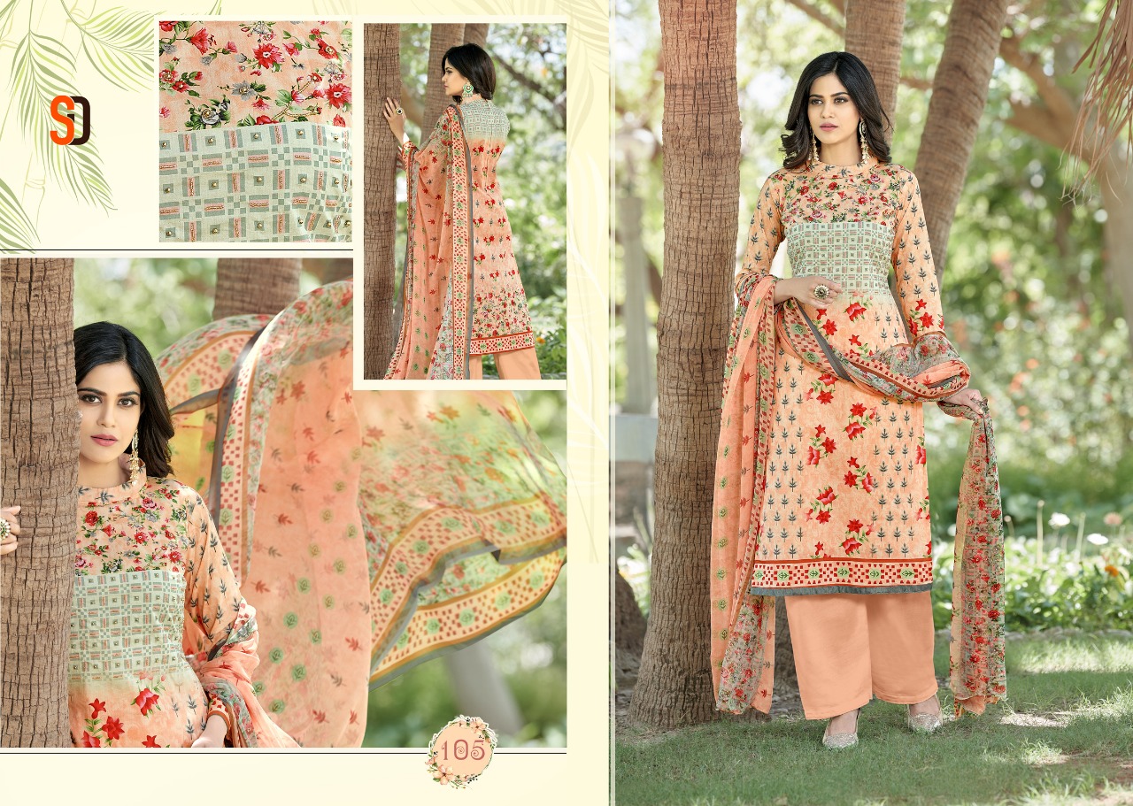 Shraddha designer presents vastram casual cotton wear salwar kameez