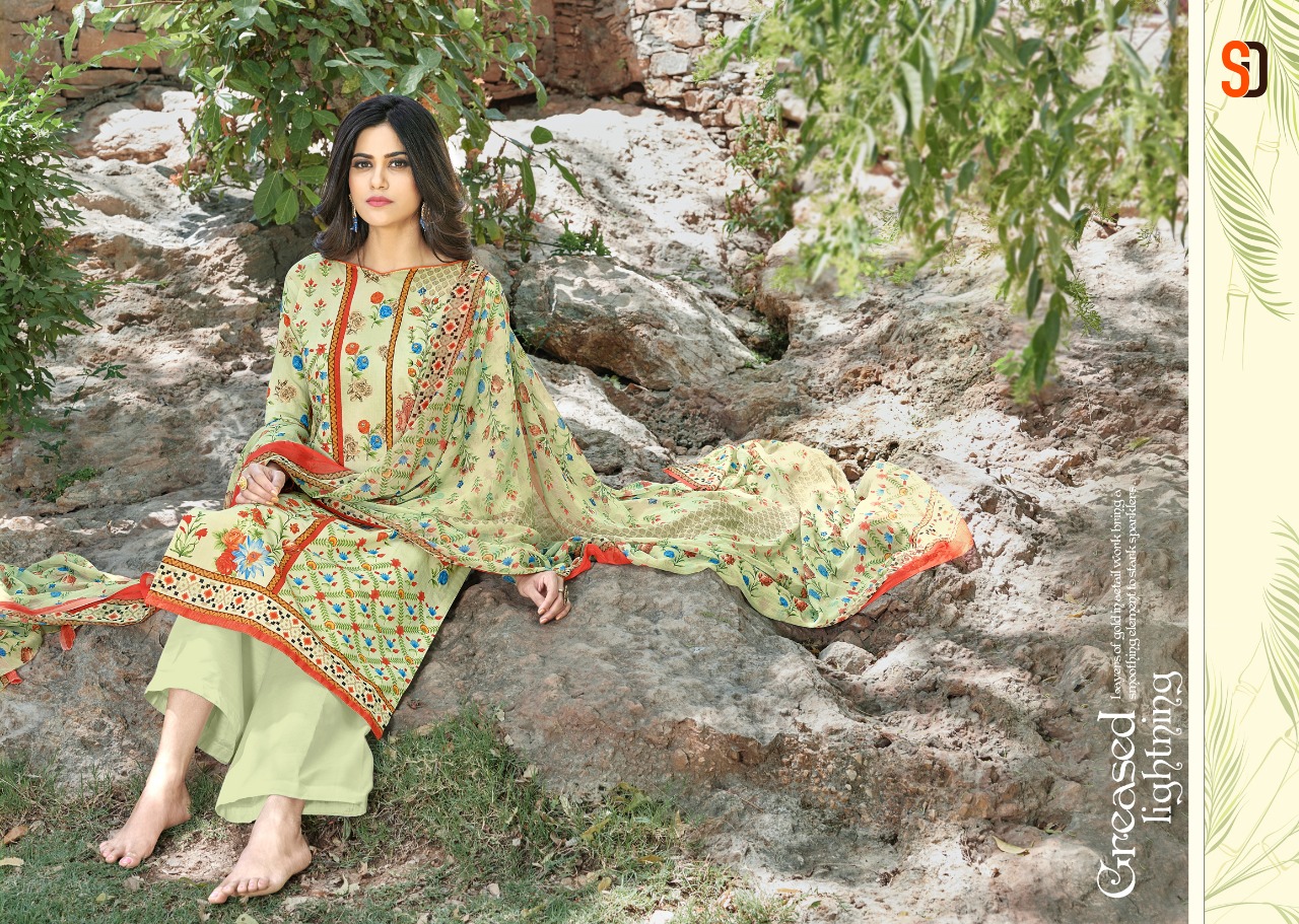 Shraddha designer presents vastram casual cotton wear salwar kameez