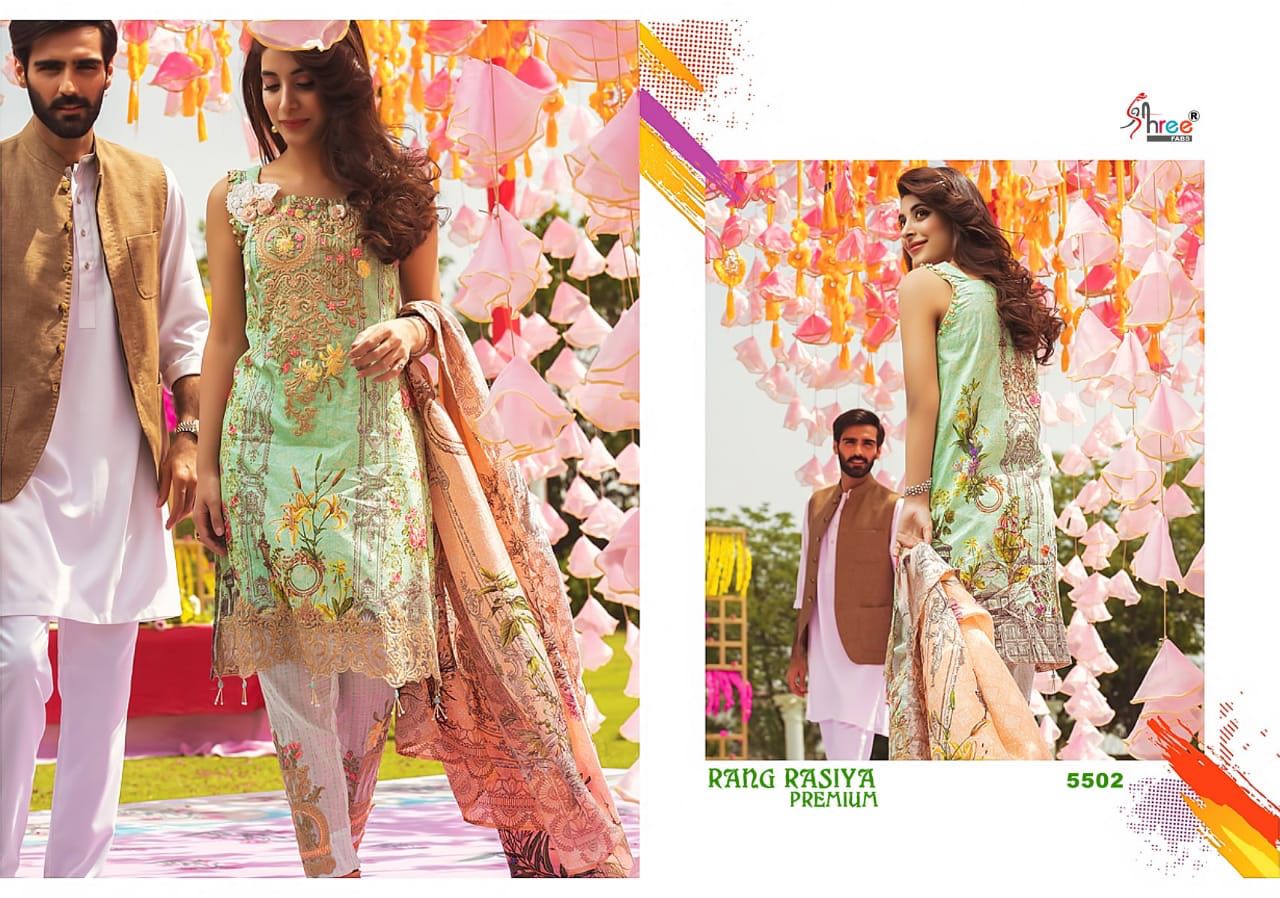 Shree fabs presenting Rang rasiya premium exclusive stylish collection of salwar kameez