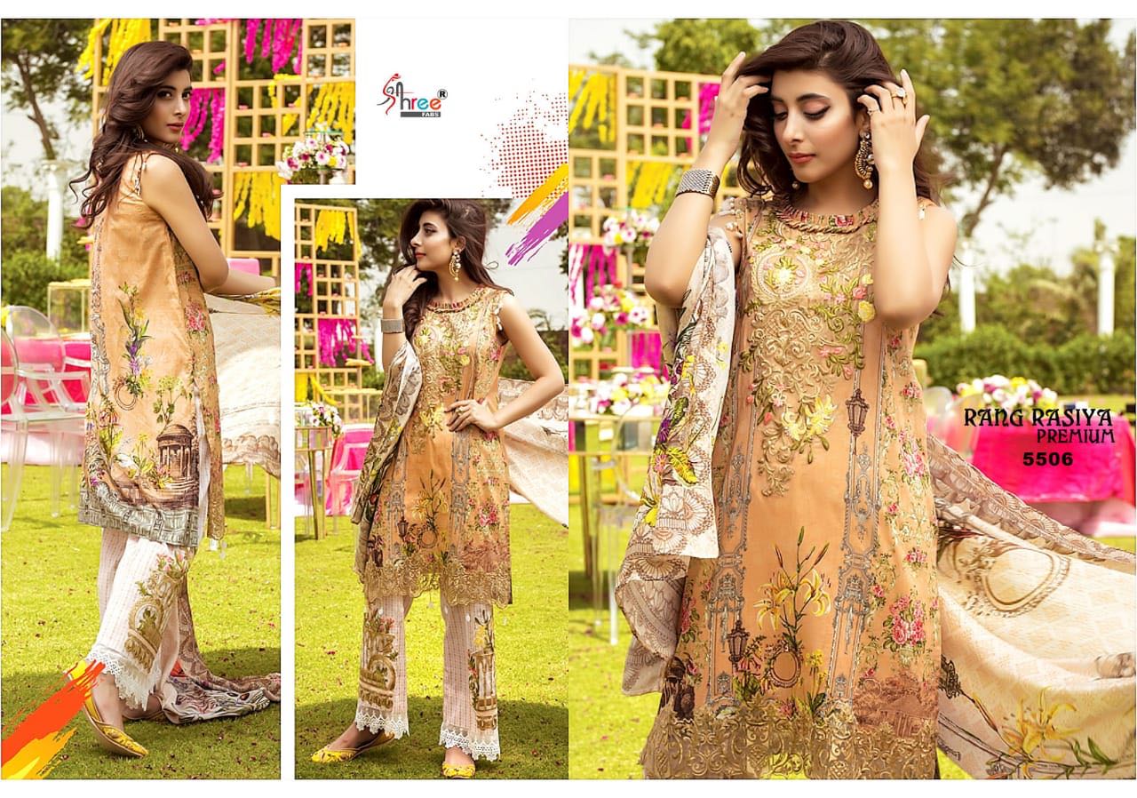 Shree fabs presenting Rang rasiya premium exclusive stylish collection of salwar kameez