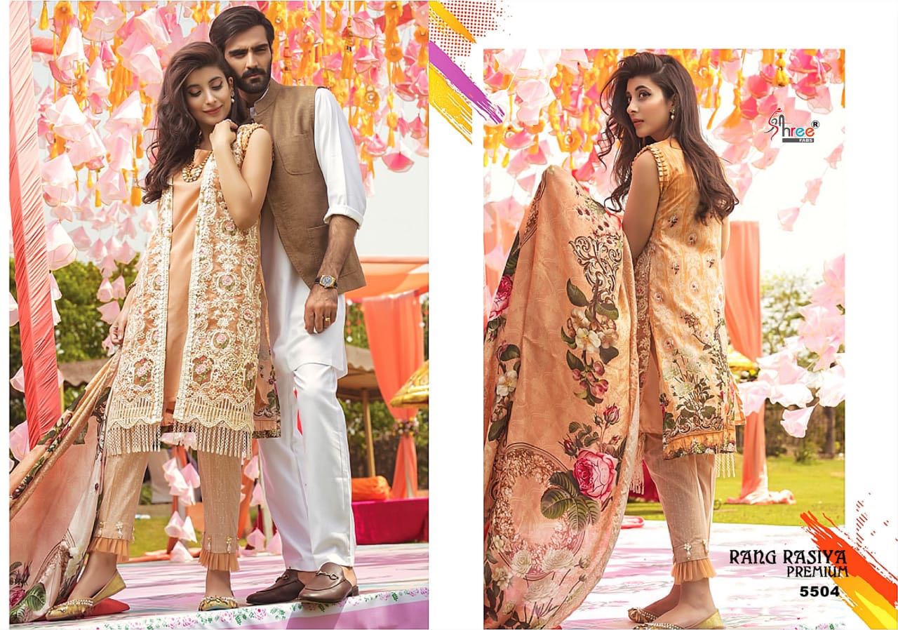 Shree fabs presenting Rang rasiya premium exclusive stylish collection of salwar kameez