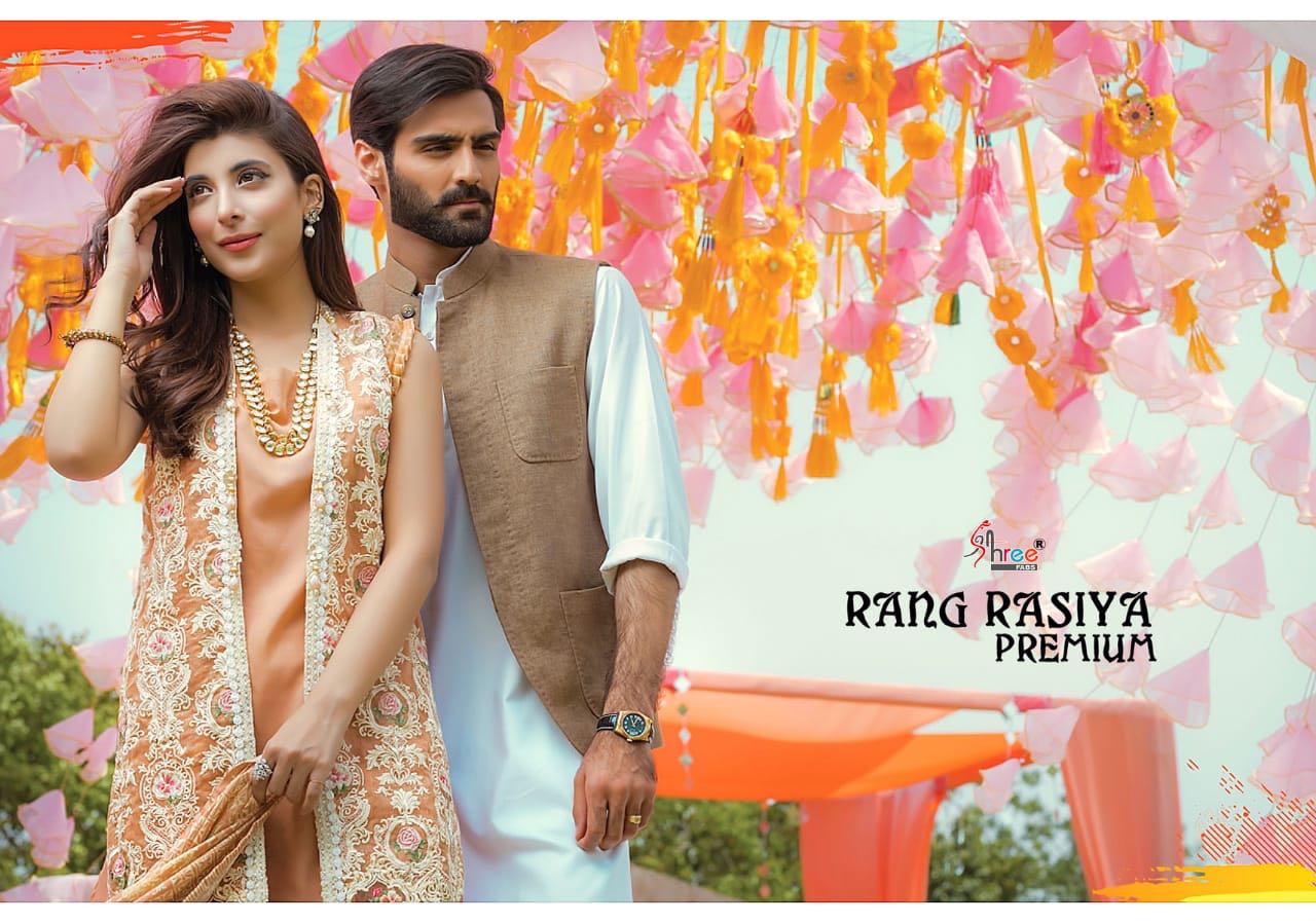 Shree fabs presenting Rang rasiya premium exclusive stylish collection of salwar kameez