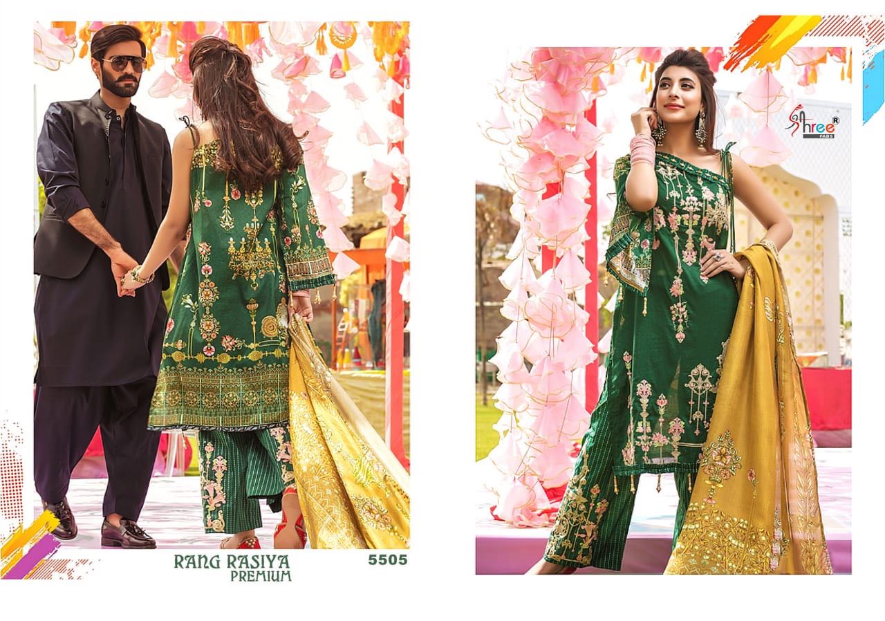 Shree fabs presenting Rang rasiya premium exclusive stylish collection of salwar kameez