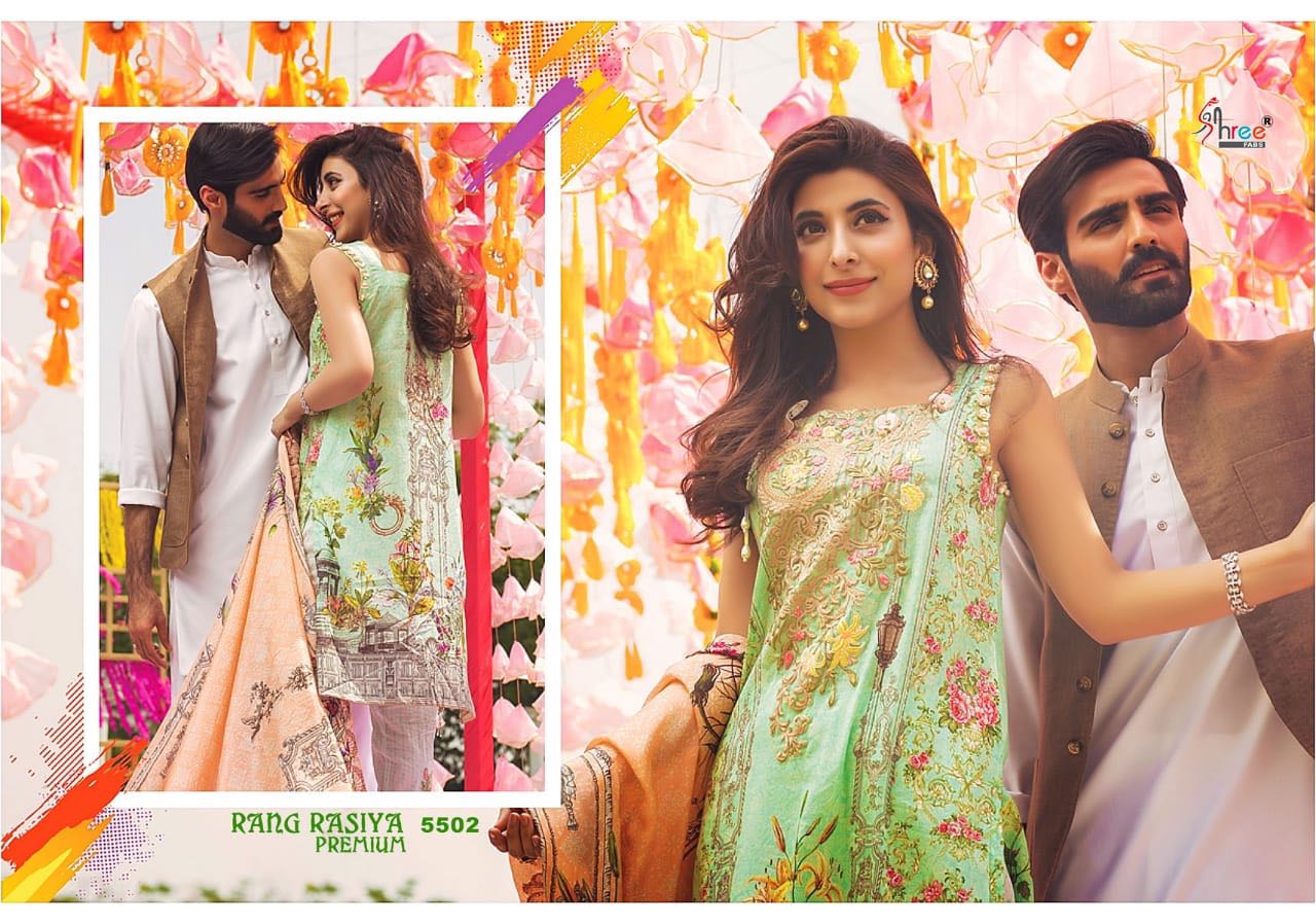 Shree fabs presenting Rang rasiya premium exclusive stylish collection of salwar kameez