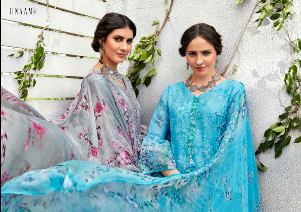 Jinaam dress p LTD presents Lovely digital printed collection of salwar kameez