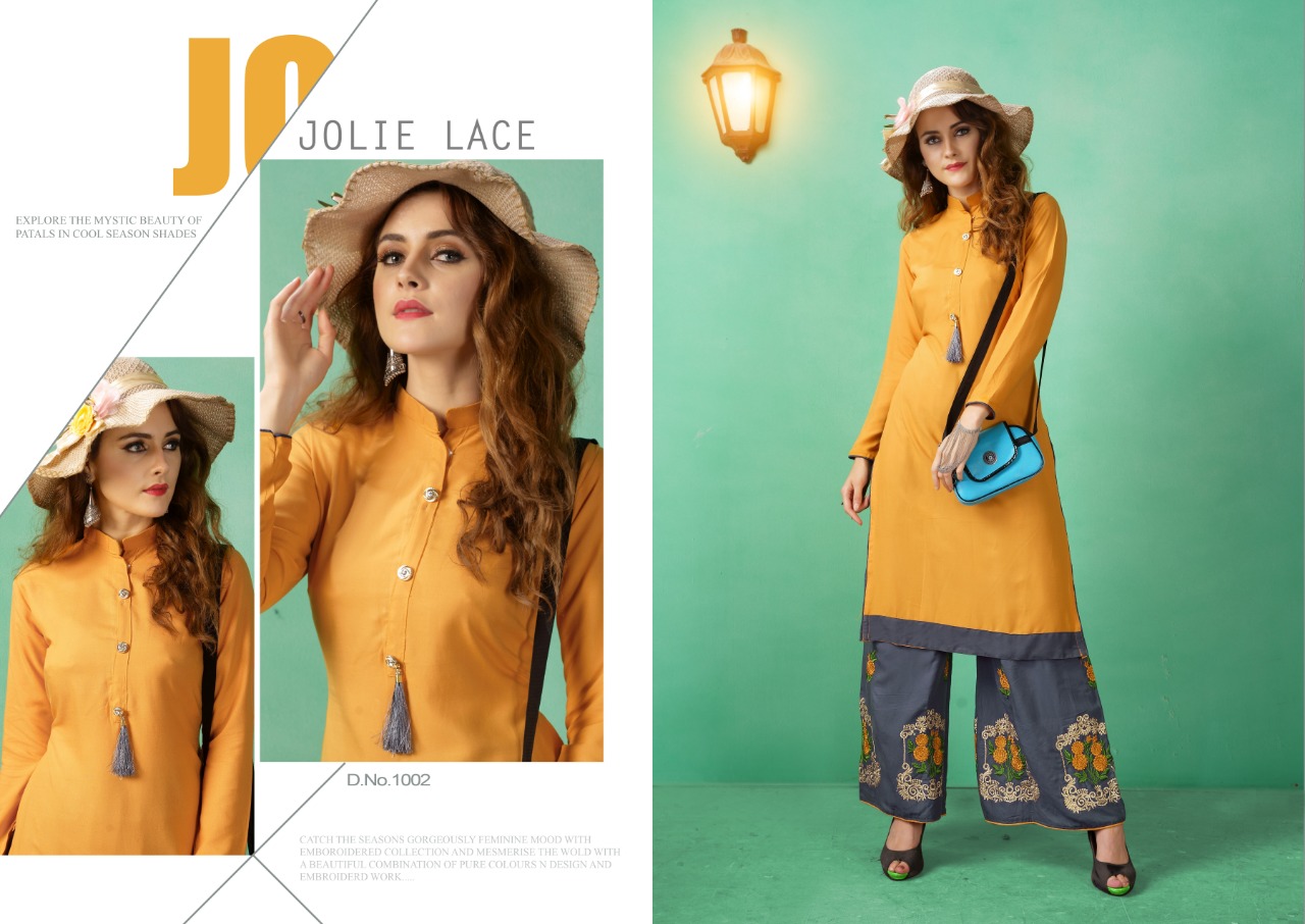 Rani trendz presents city light 3 casual stylish wear kurti with plazzo concept