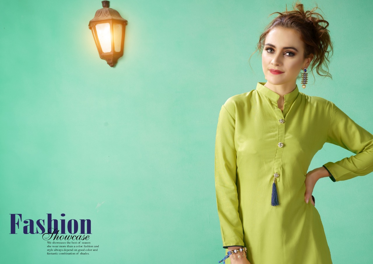 Rani trendz presents city light 3 casual stylish wear kurti with plazzo concept