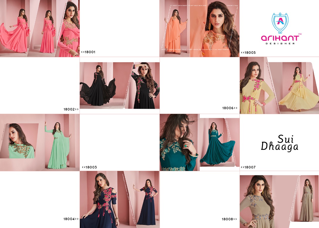 Arihant designer presenting sui dhaaga stylish designer concept gowns