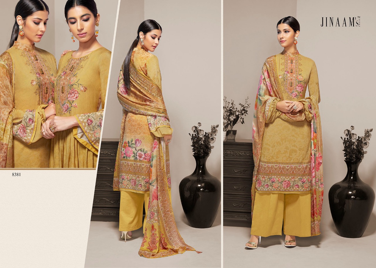 Jinaam dress P LTD Pressnting carnation beautiful lovely collection of salwar kameez