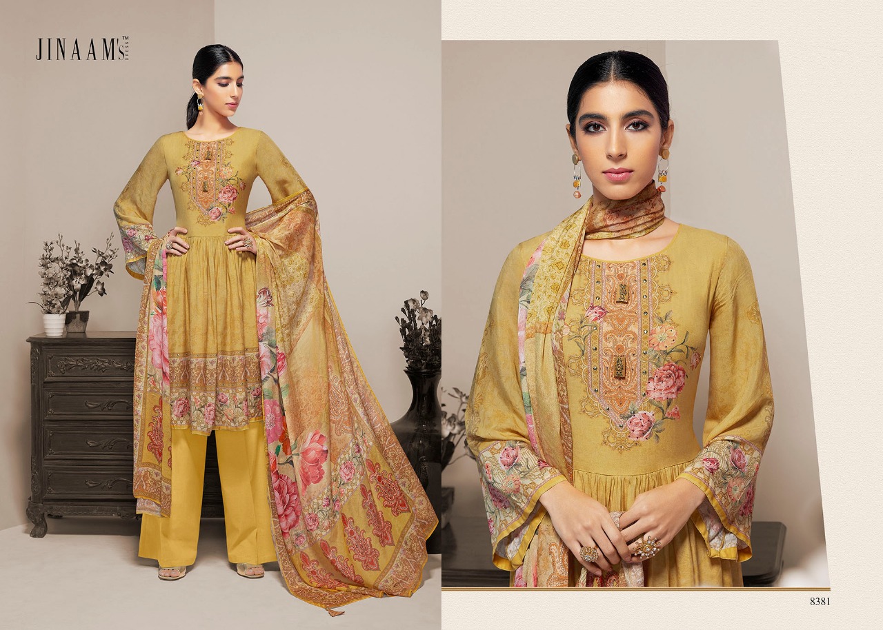 Jinaam dress P LTD Pressnting carnation beautiful lovely collection of salwar kameez