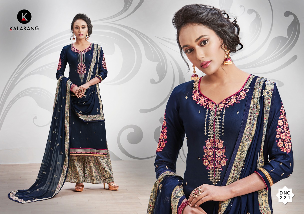 Kalarang creation presenting mayuri simple stylish casual wear salwar kameez collection