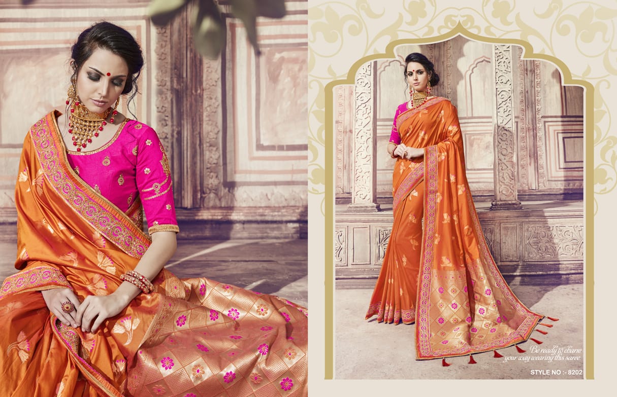 Kessi fabrics aamrpali Ethnic rich look sarees collection