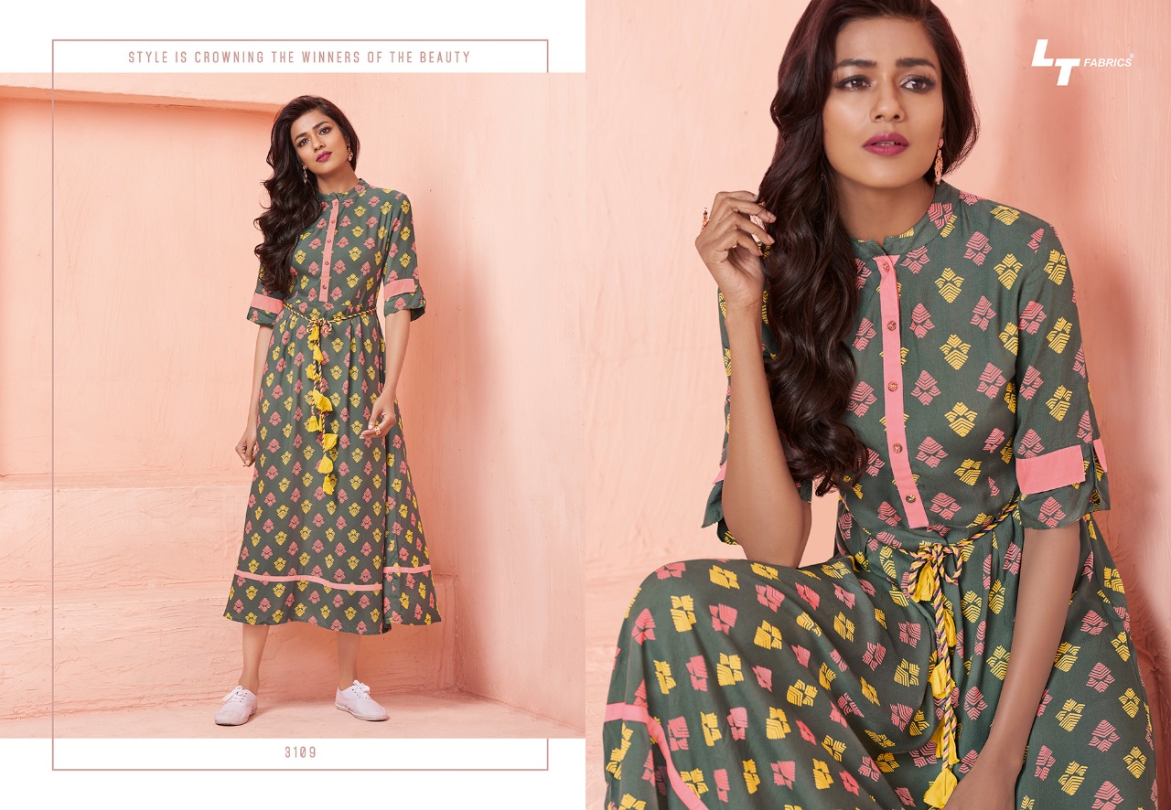 LT fabrics Launch nitya NX vol 31 fancy casual collection of Kurtis