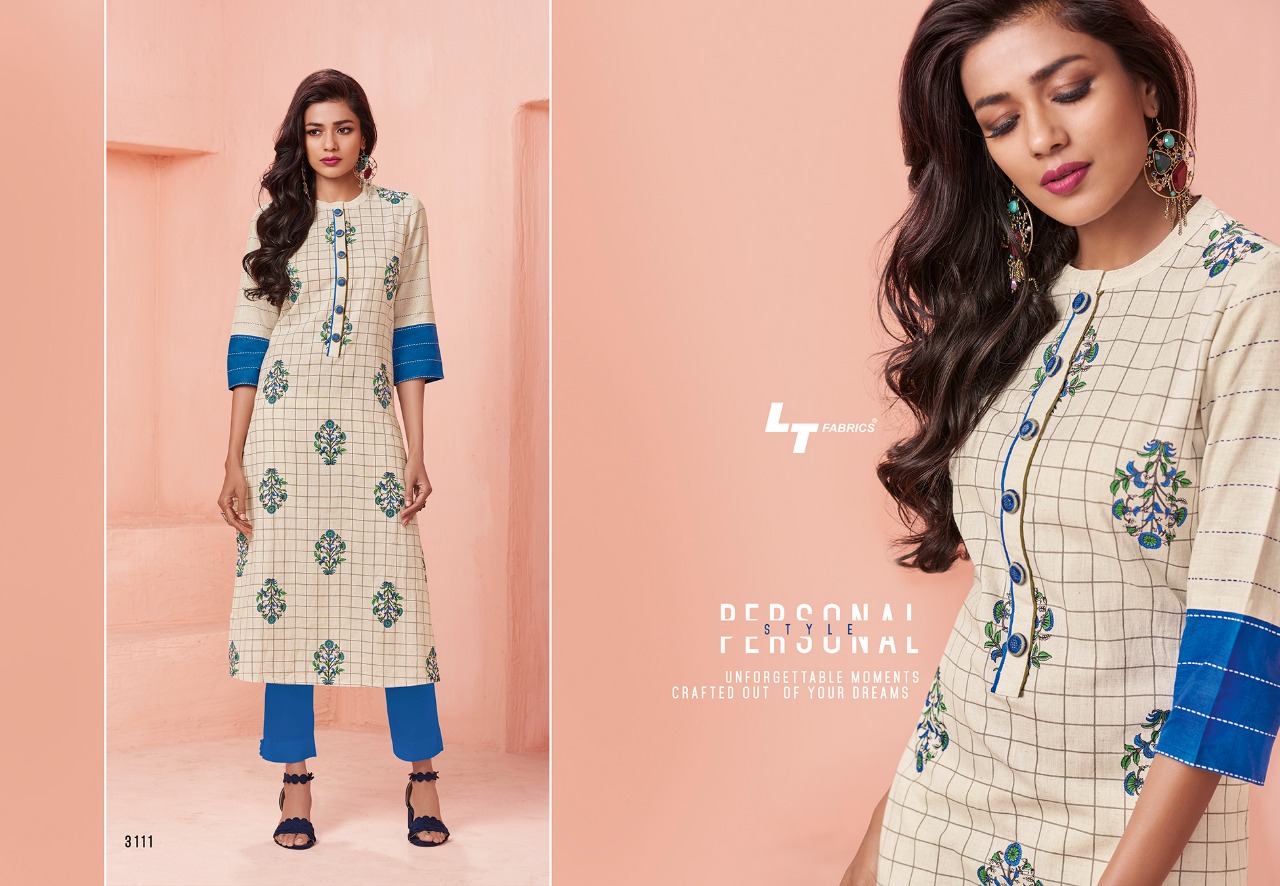 LT fabrics Launch nitya NX vol 31 fancy casual collection of Kurtis