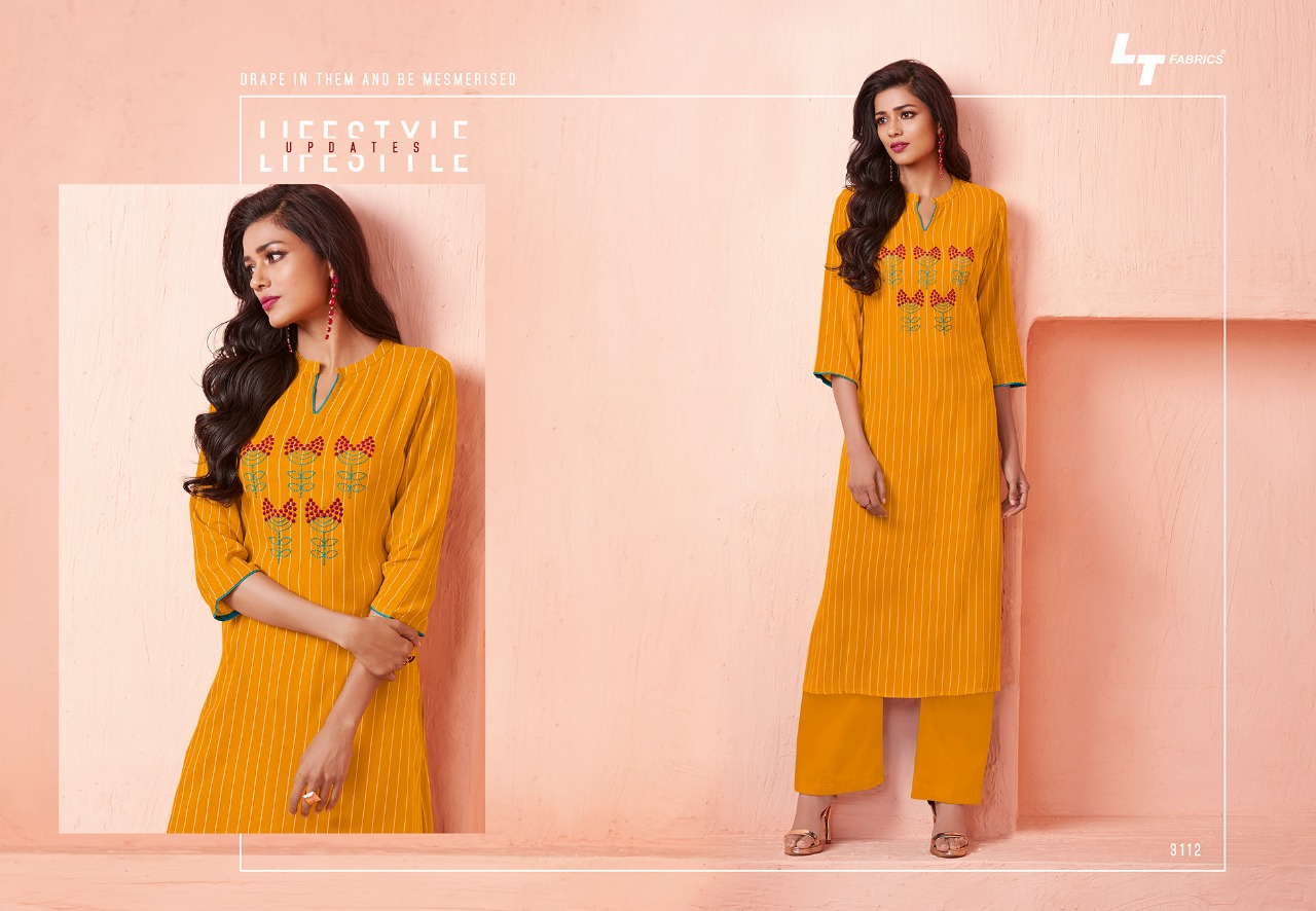 LT fabrics Launch nitya NX vol 31 fancy casual collection of Kurtis