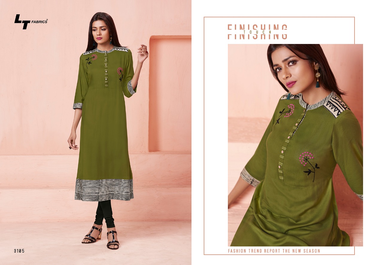 LT fabrics Launch nitya NX vol 31 fancy casual collection of Kurtis