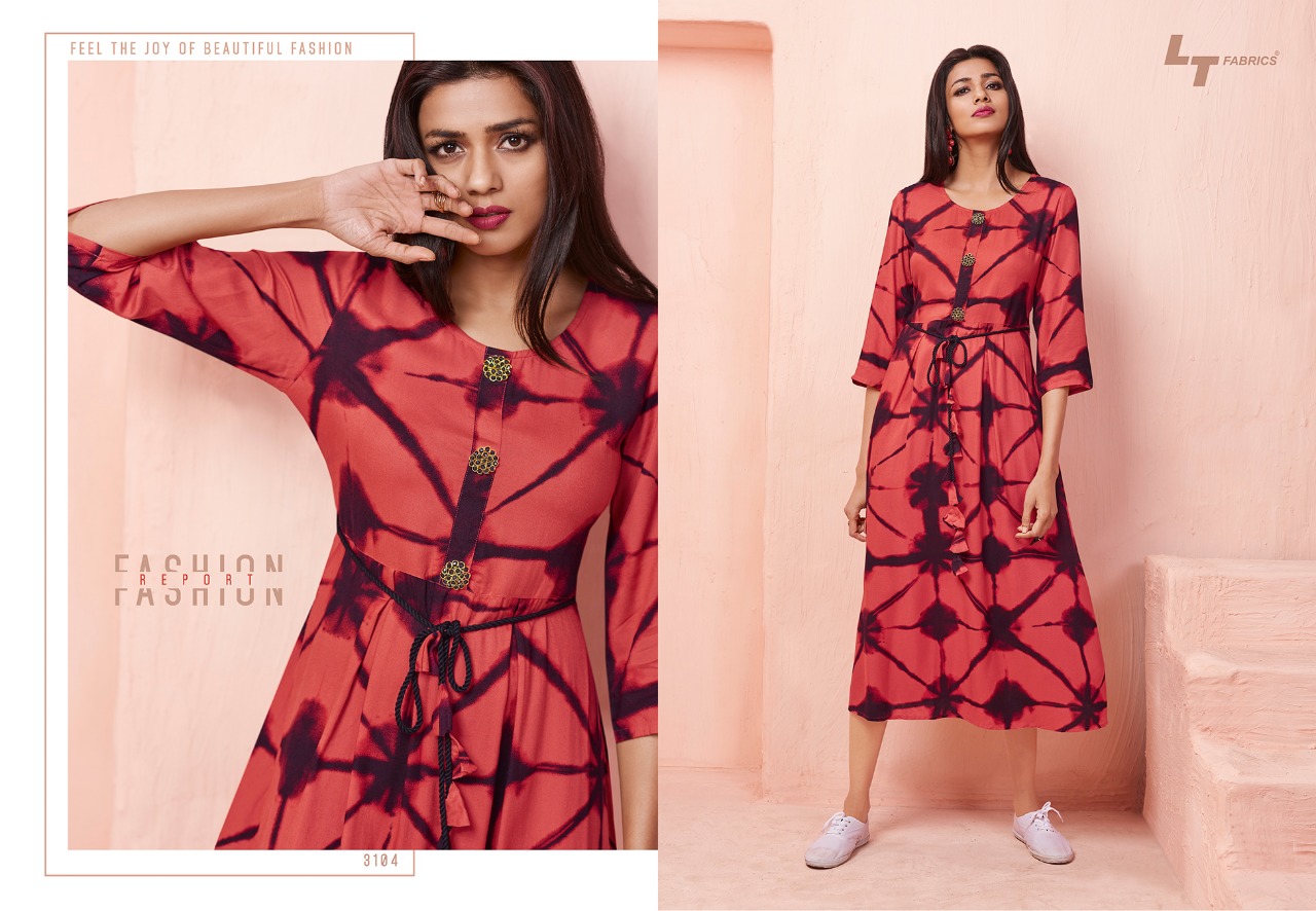 LT fabrics Launch nitya NX vol 31 fancy casual collection of Kurtis