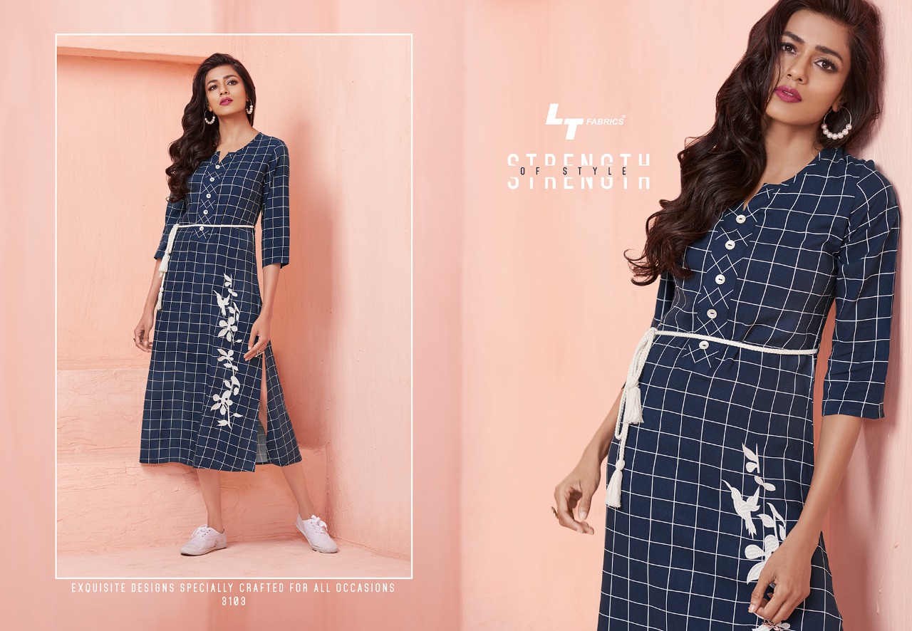 LT fabrics Launch nitya NX vol 31 fancy casual collection of Kurtis