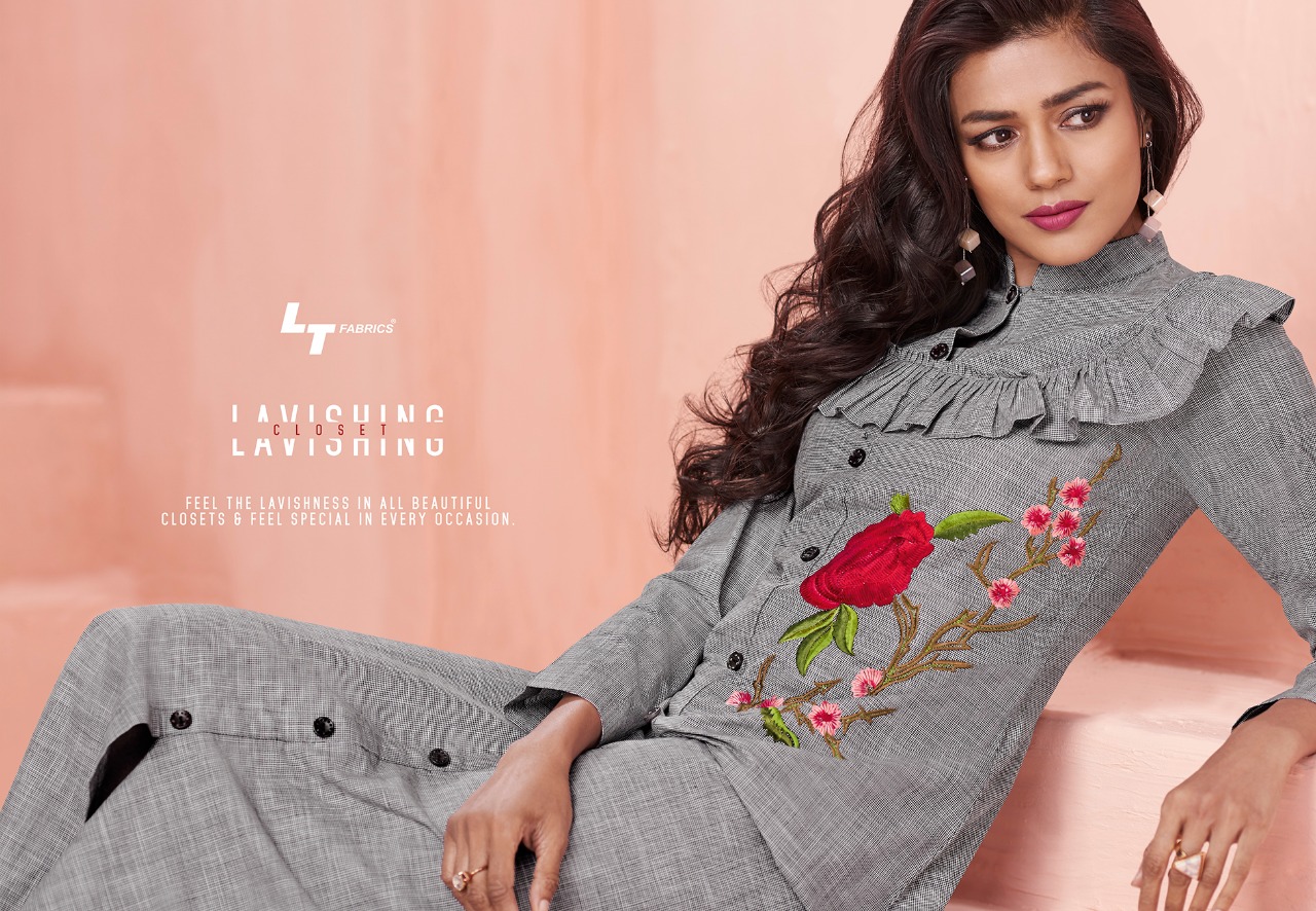 LT fabrics Launch nitya NX vol 31 fancy casual collection of Kurtis