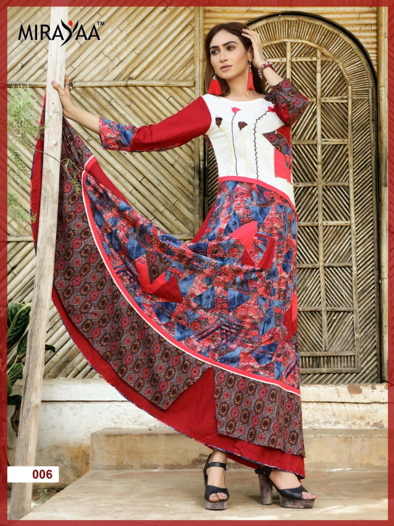 Mirayaa launch rapchik different styles and pattern For any Occasions Kurtis concept