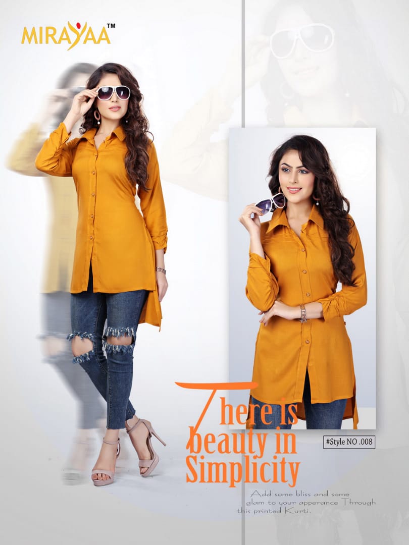 Mirayaa raashi casual ready to wear kurtis concept