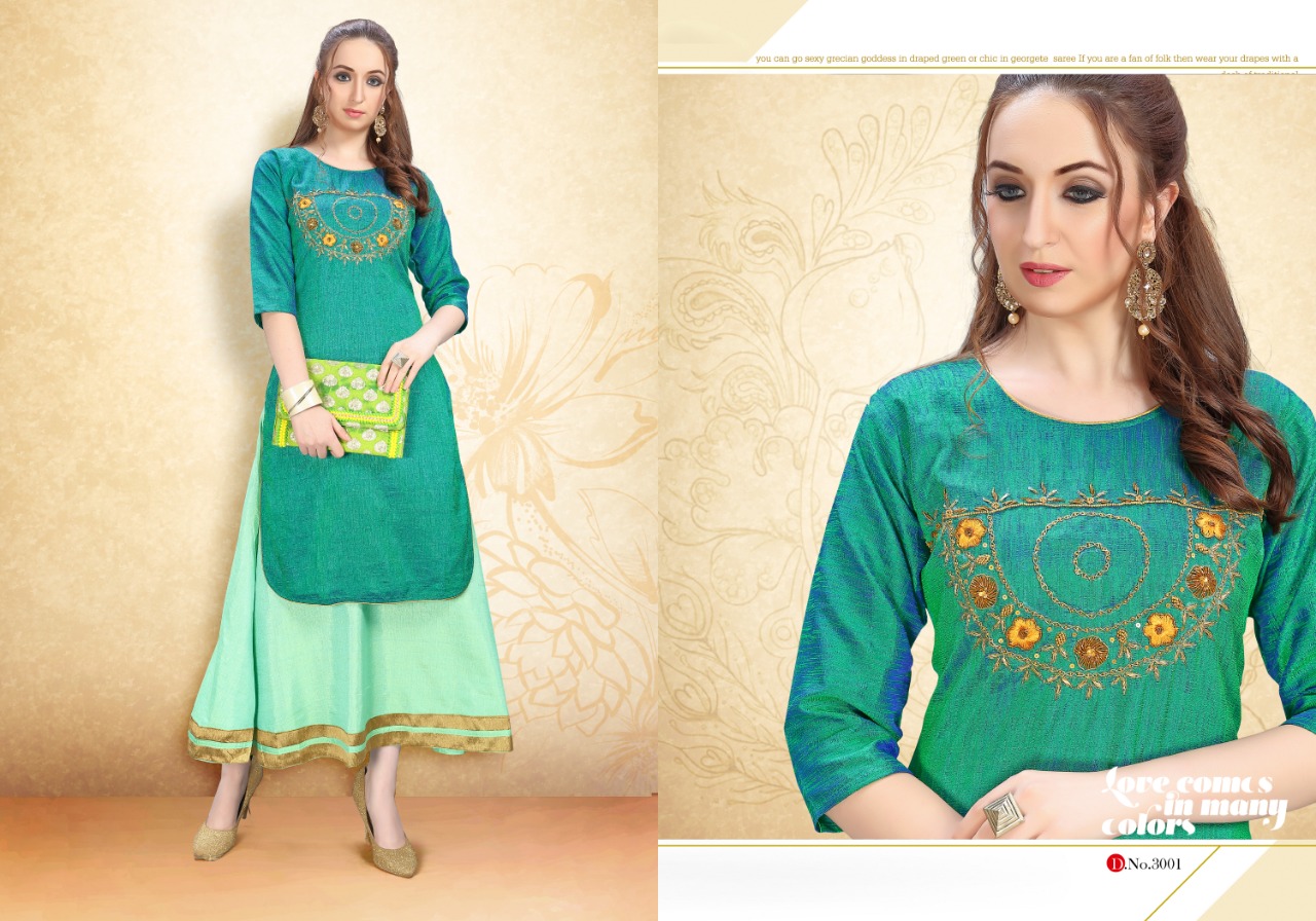 Rani trendz launch fashion club 1 semi casual wear Fancy concept kurtis