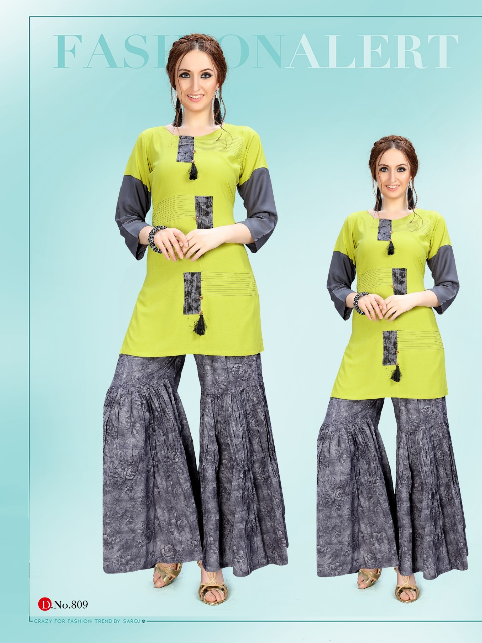 Rani trendz sharara vol 1 casual ready to wear sharara concept