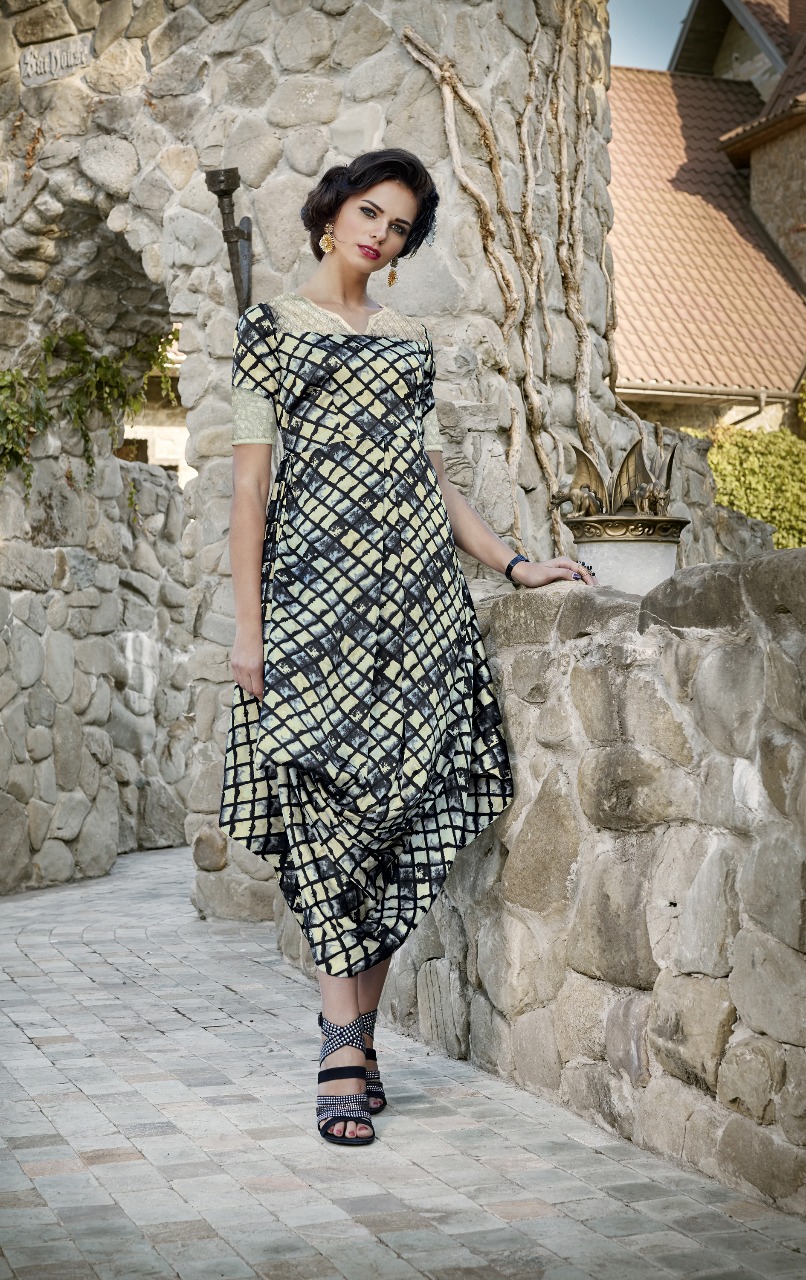 Sinzara glam satin exclusive casua designer concept kurtis