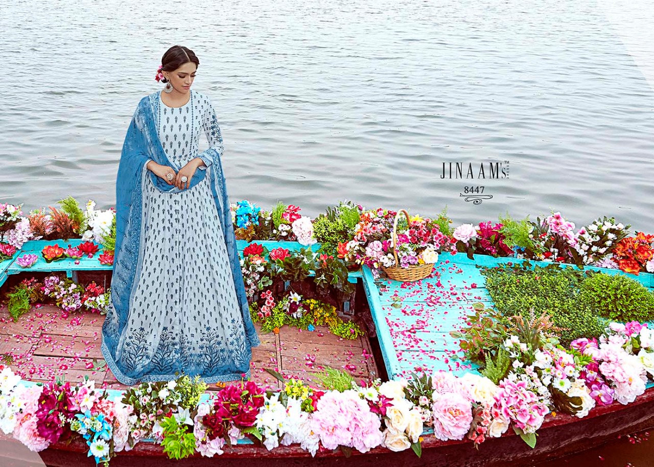 Jinaam dress p lTD presents nafeesa heavy traditional festive collection Of salwar kameez