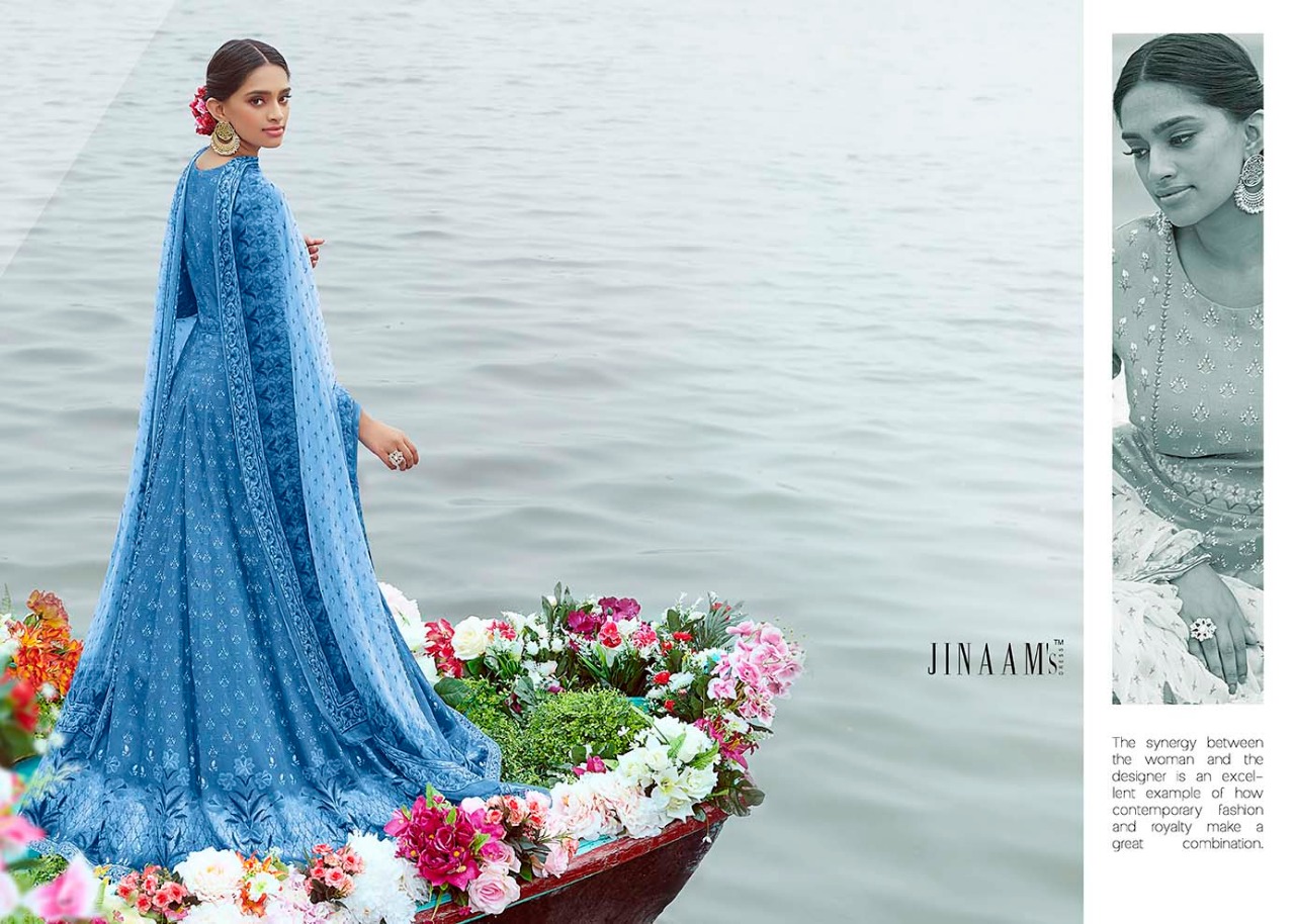 Jinaam dress p lTD presents nafeesa heavy traditional festive collection Of salwar kameez