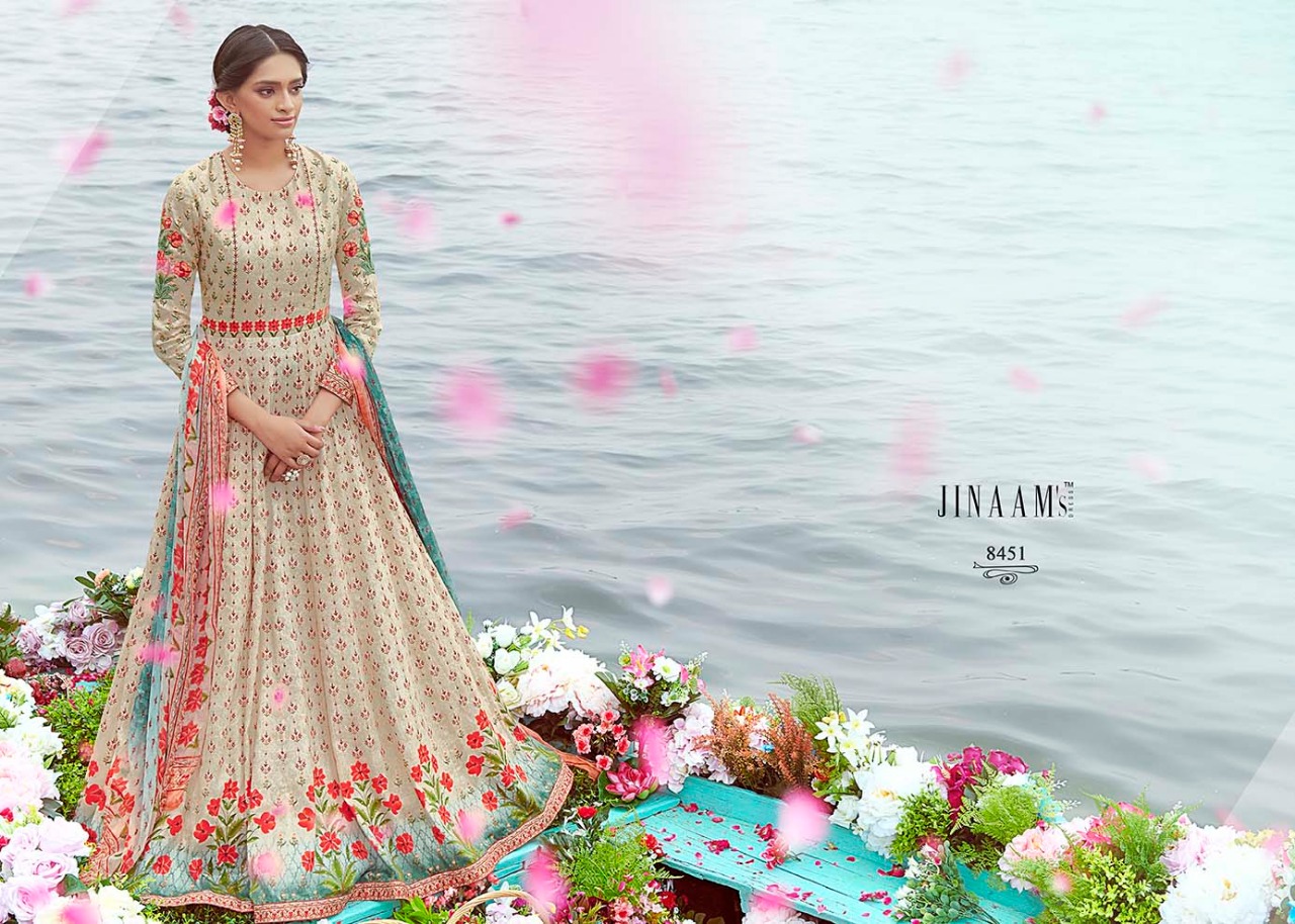 Jinaam dress p lTD presents nafeesa heavy traditional festive collection Of salwar kameez