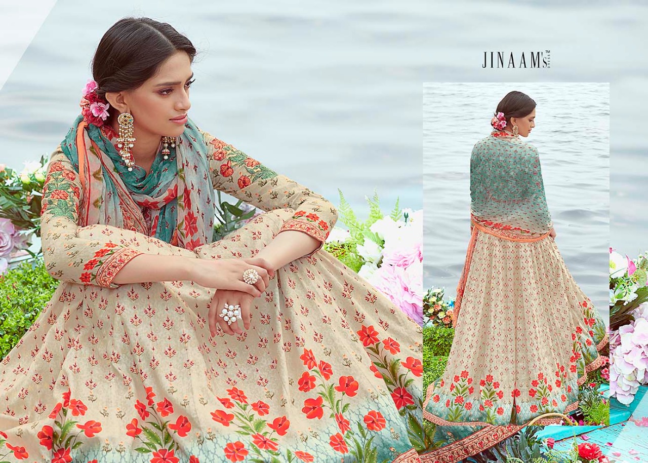 Jinaam dress p lTD presents nafeesa heavy traditional festive collection Of salwar kameez