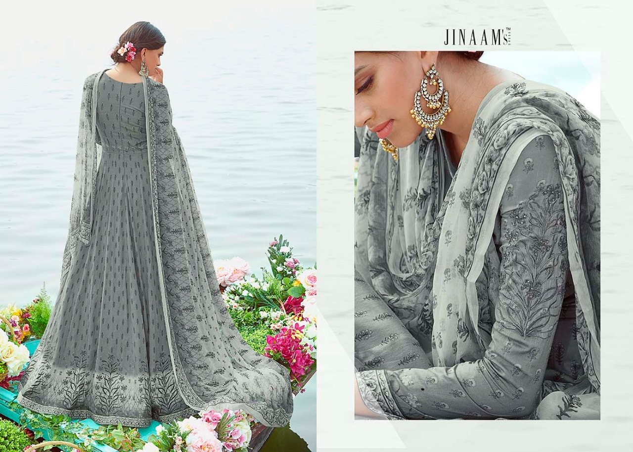 Jinaam dress p lTD presents nafeesa heavy traditional festive collection Of salwar kameez