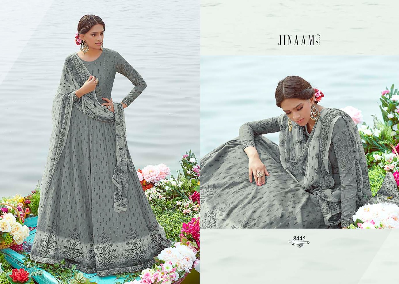 Jinaam dress p lTD presents nafeesa heavy traditional festive collection Of salwar kameez