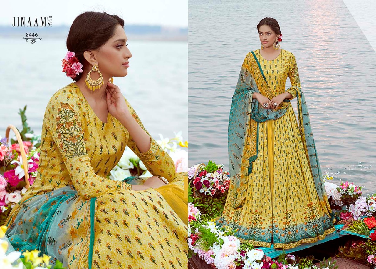 Jinaam dress p lTD presents nafeesa heavy traditional festive collection Of salwar kameez