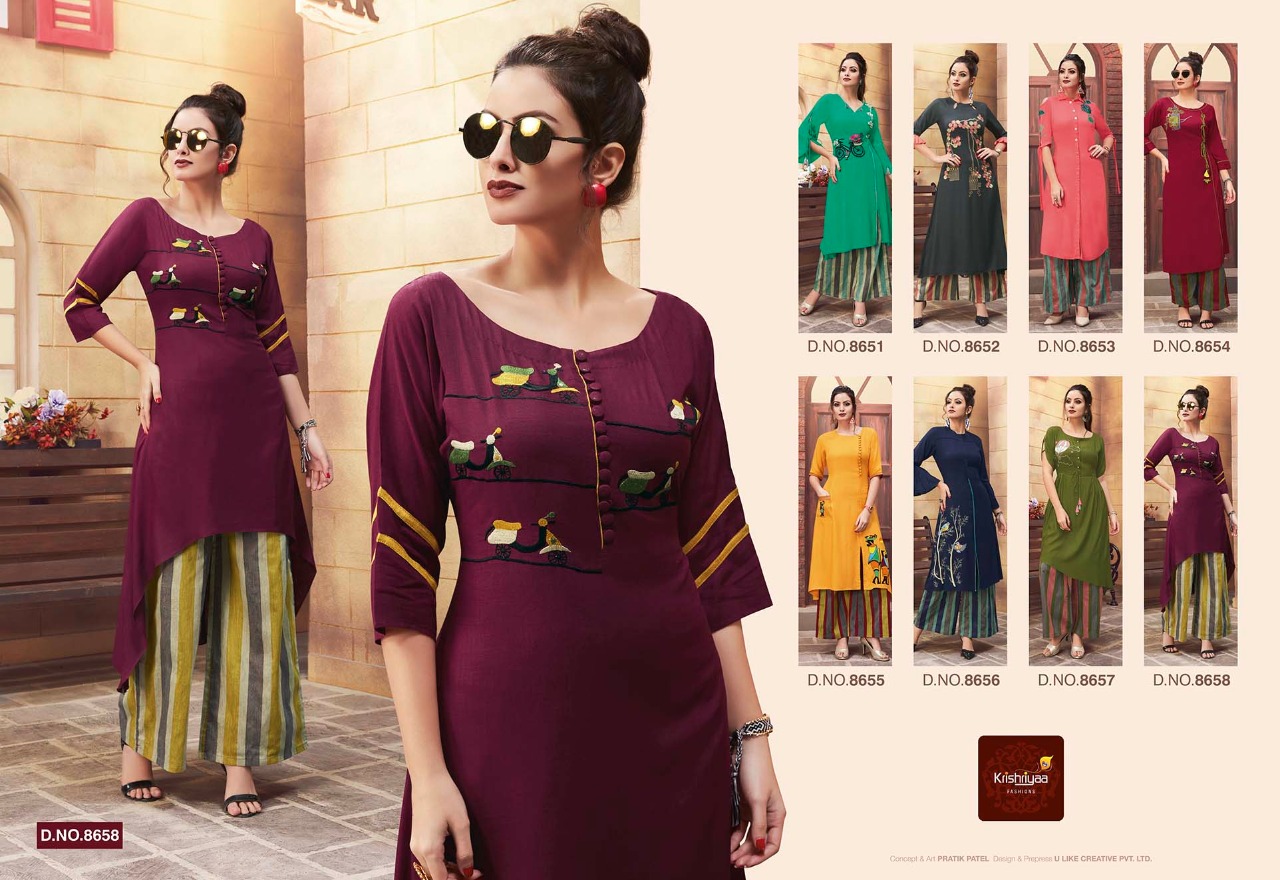 Krishriyaa fashion limelight casual Fancy ready to wear kurtis concept