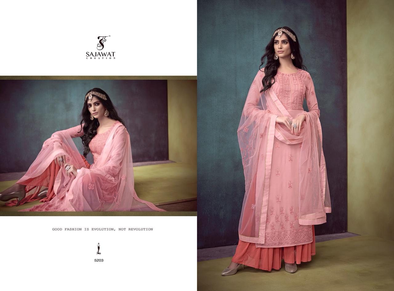 Sajawat creation presenting kHWAISH ethnic heavy festive collection of salwar kameez